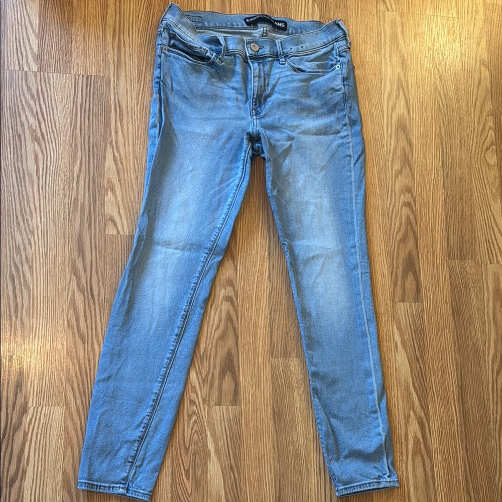 Express Mid Rise Legging Women's Blue Jeans